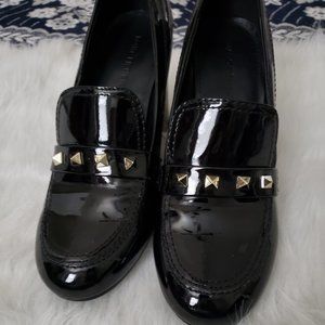 MARC FISHER Barla Patent Leather Black Heel  7.5